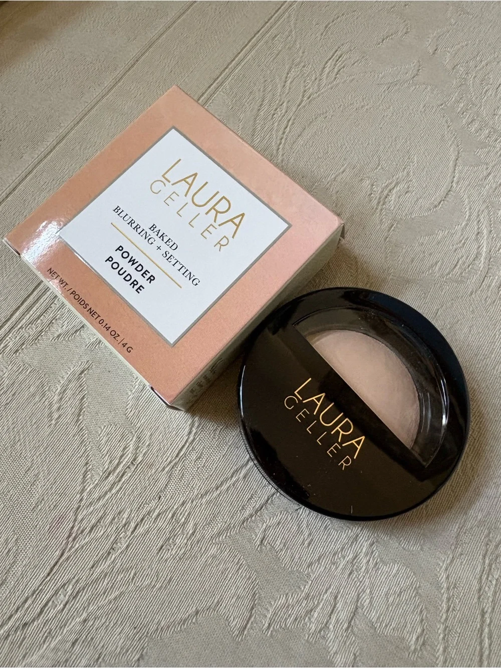 Laura Geller Baked Blurring + Setting Powder in Porcelain to Fair BNIB